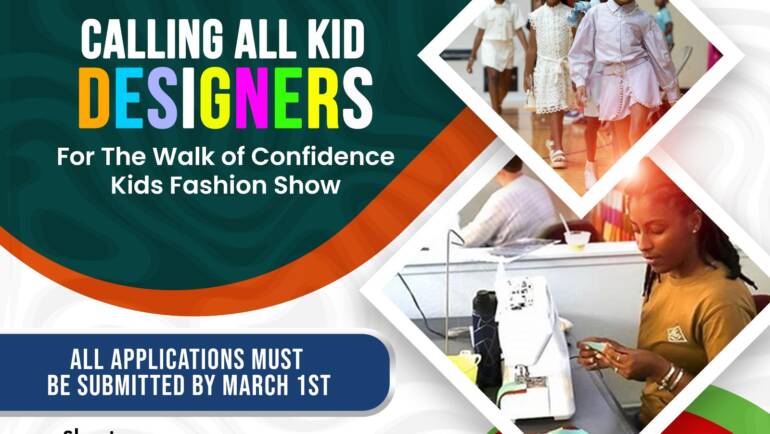 Kids Designer Application Deadline March 1st